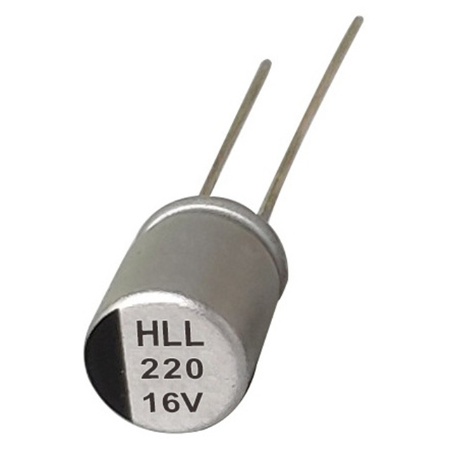 HLL Condensador Electrolítico de Aluminio Polimérico Radial con Alta Ondulación y Bajo ESR