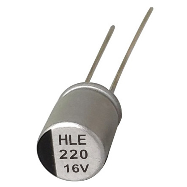 HLE Condensador Electrolítico de Aluminio Polimérico Radial de Tamaño Pequeño y Alta Frecuencia
