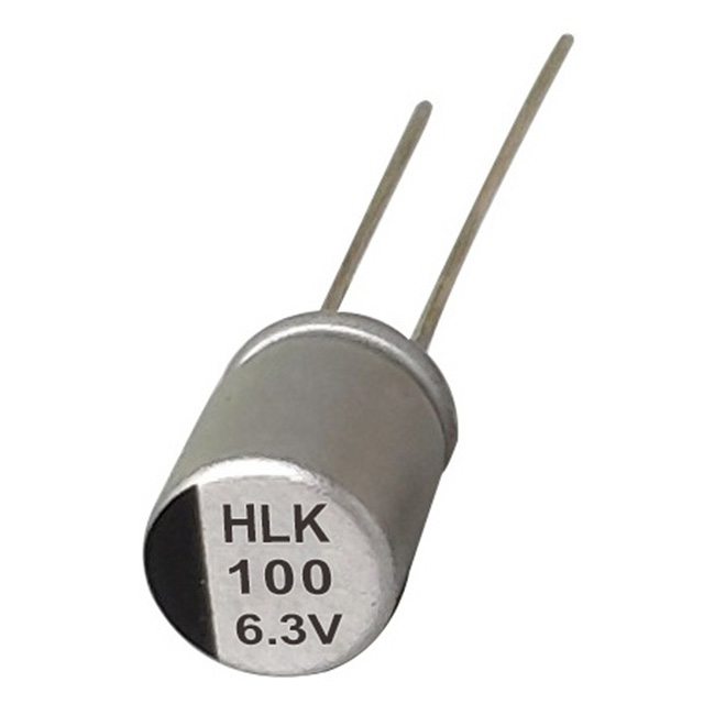 HLK Condensador Electrolítico de Aluminio Polimérico Radial para Alta Temperatura (120 °C) y Bajo ESR
