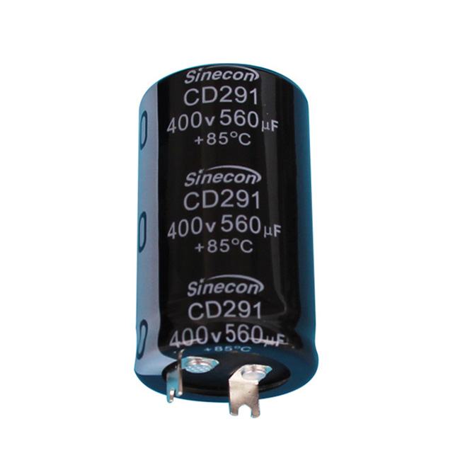 CD291 Condensador Electrolítico de Aluminio con Terminales de Soldadura Tipo Snap-In