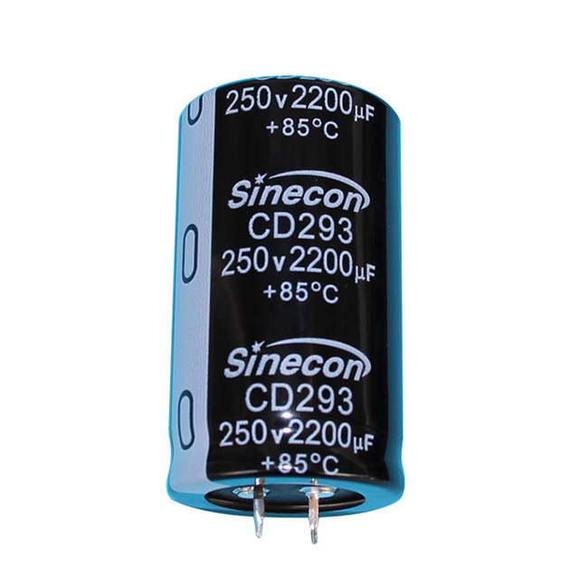 CD293 Condensador Electrolítico de Aluminio Snap-In Estándar de Alta Ondulación