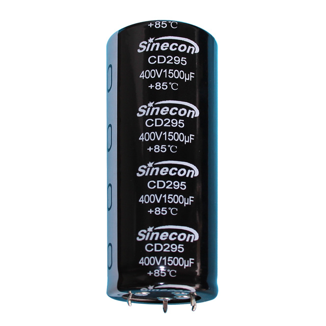 CD295 Condensador Electrolítico de Aluminio Snap-In Duradero y de Alta Ondulación