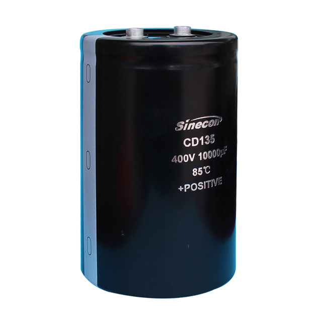 CD135 Condensador Electrolítico de Aluminio con Terminal de Tornillo Estándar de Alta Ondulación