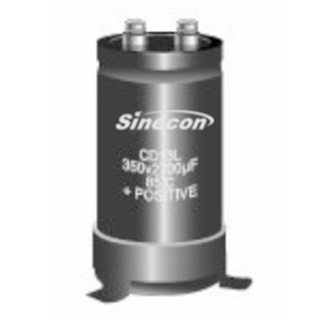 CD13L Condensador Electrolítico de Aluminio con Terminal de Tornillo y Larga Vida Útil para Aires Acondicionados