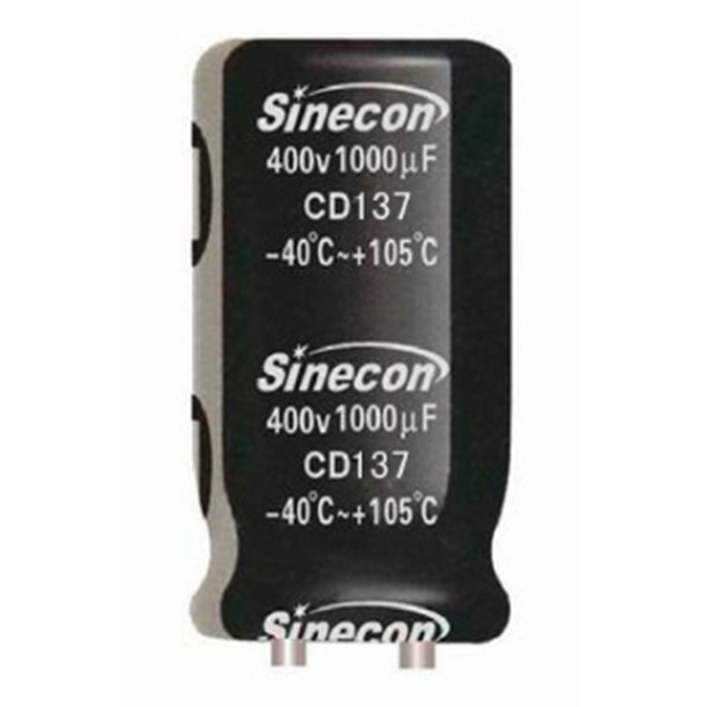 CD137 Condensador Electrolítico de Aluminio con Terminal de Tornillo, Alta Ondulación y Larga Vida Útil