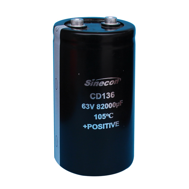 CD136 Condensador Electrolítico de Aluminio con Terminal Resistente a Alta Tensión y Alta Temperatura